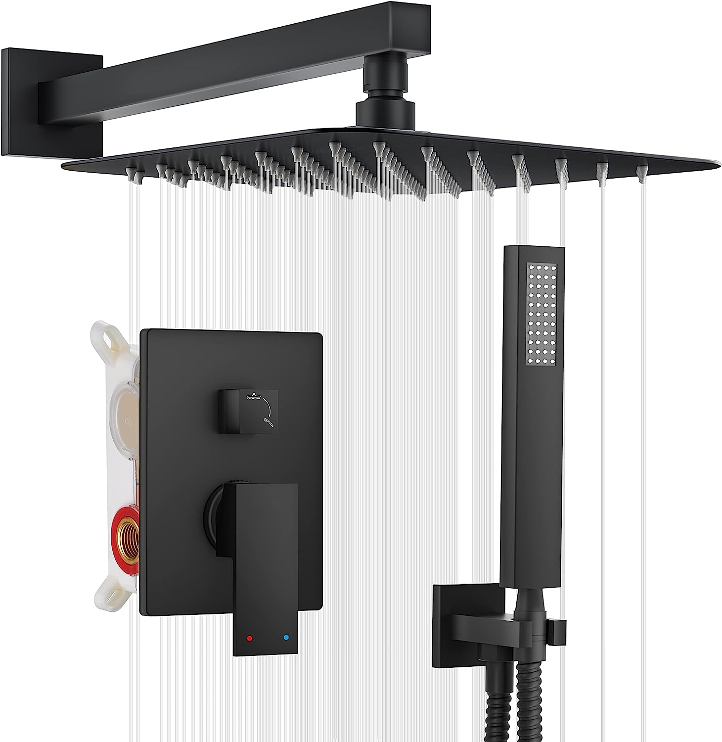 Shower System with 10" Square