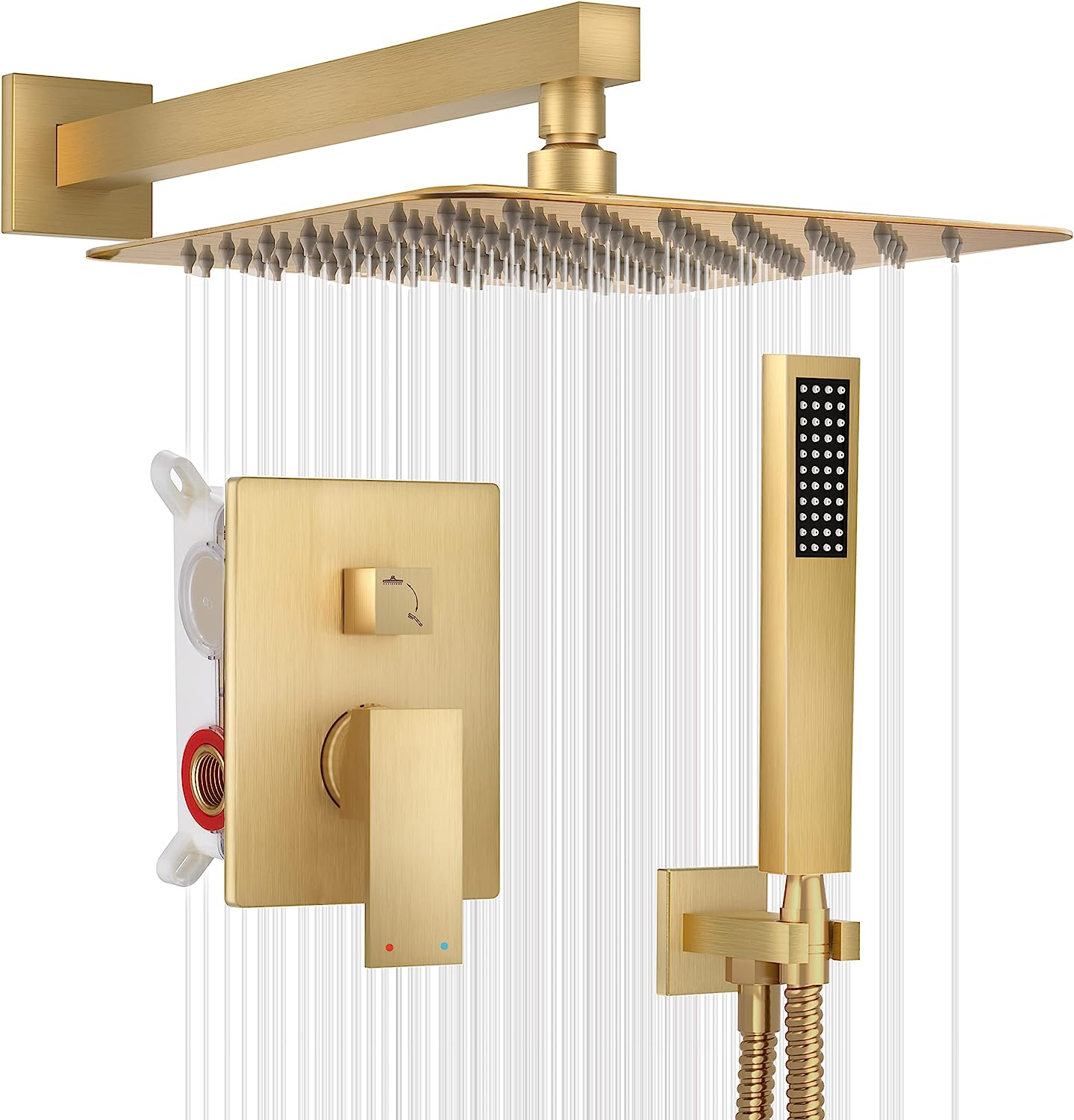 Shower System with 10" Square