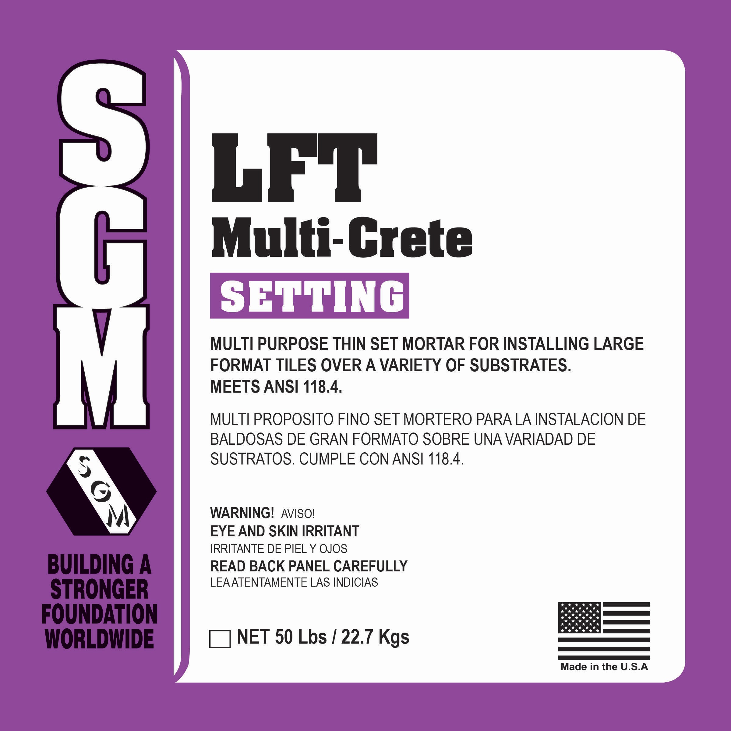 LFT Multi-Crete Mortar