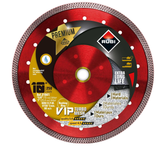 10" Vip Premium Diamond Blade (Wet) Tools – Meghatile