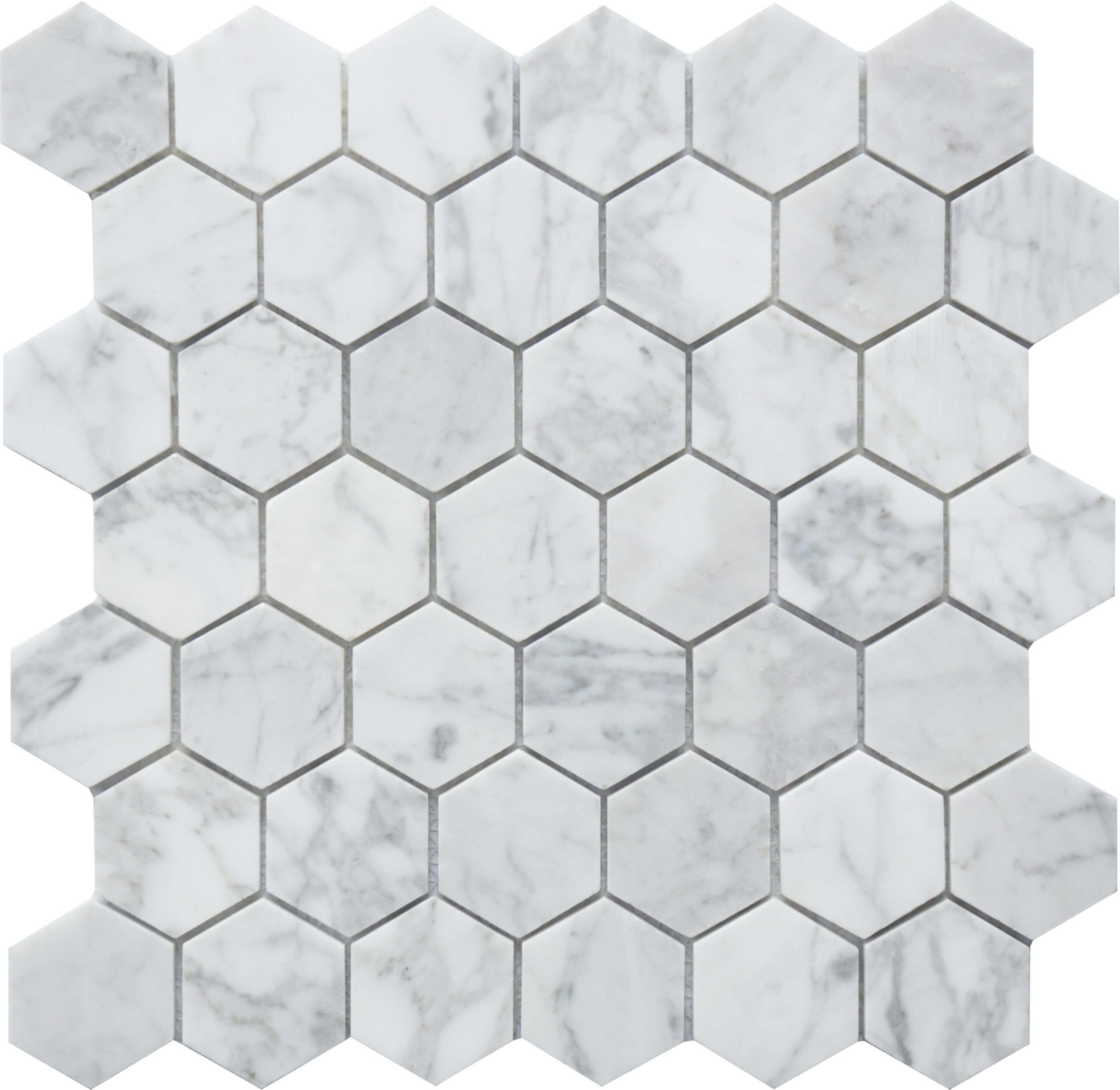 Ustmhex022 Carrara Marble Mosaic – Meghatile
