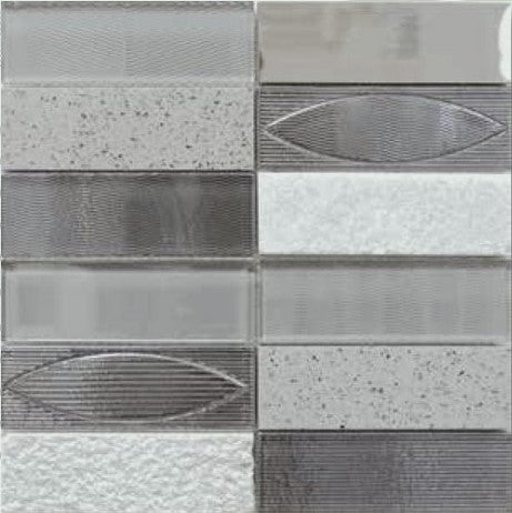 Geo Gray Mosaic – Meghatile