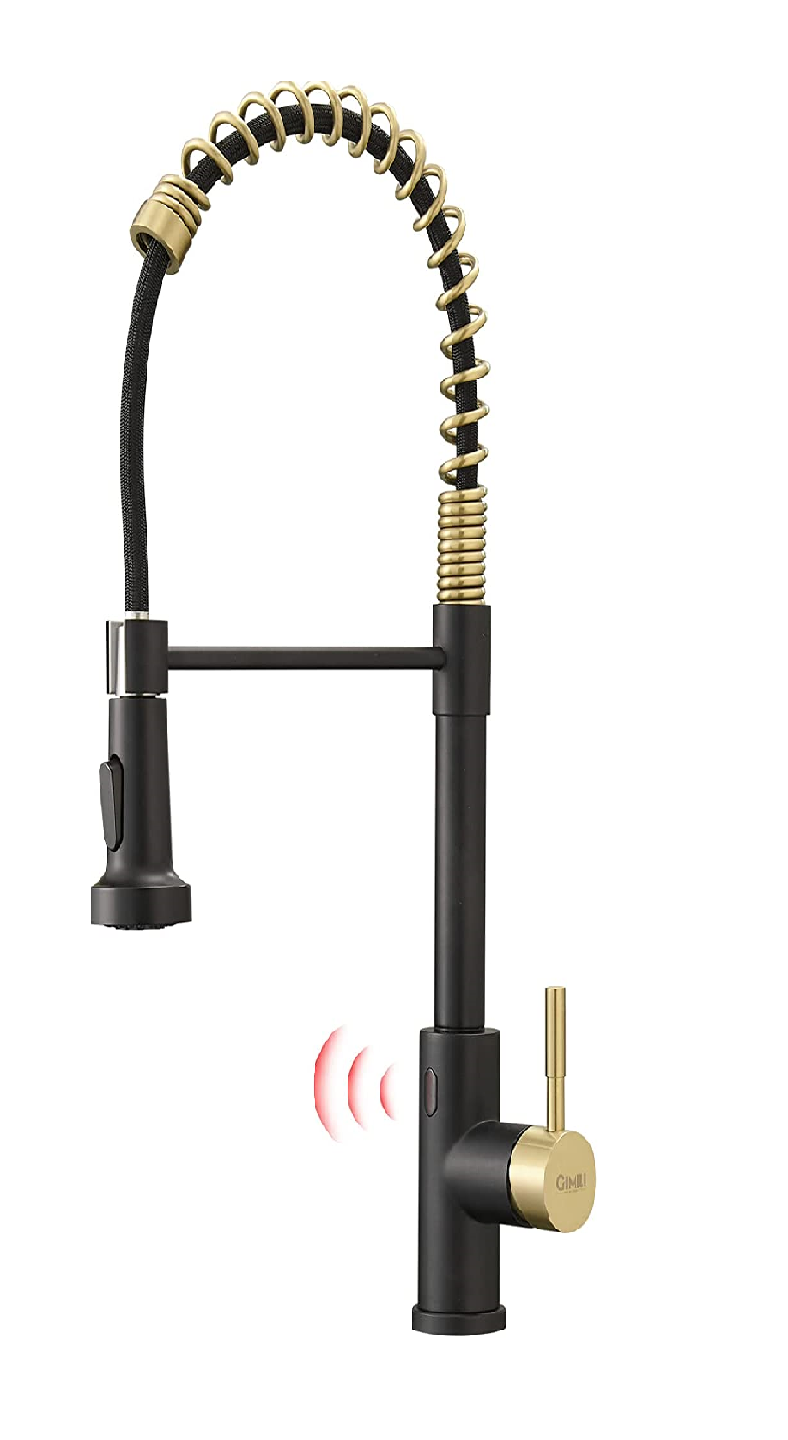 Denver Touch Black/Gold Kitchen Faucets – Meghatile