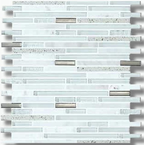 Lluvia White Mosaic – Meghatile