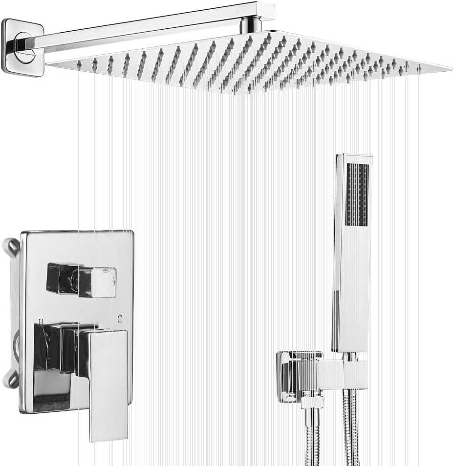 Shower System with 10" Square
