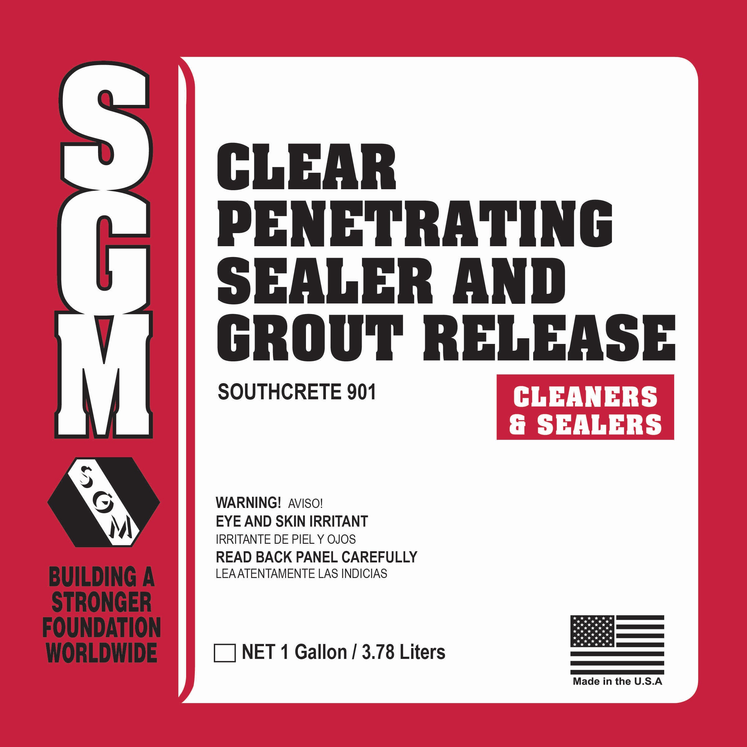 Southcrete Clear Penetrating Sealer and Grout Release