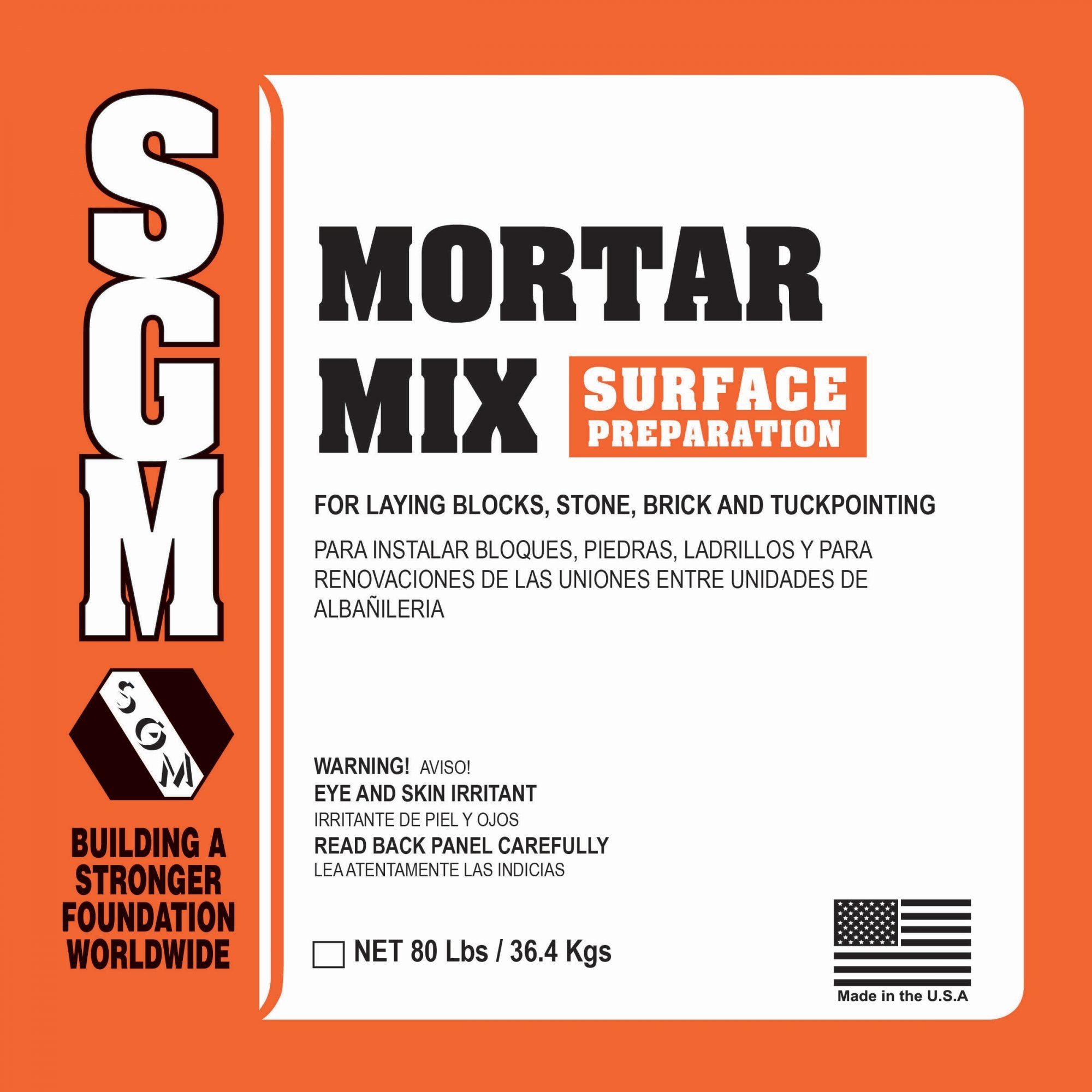 Mortar Mix Surface Preparation
