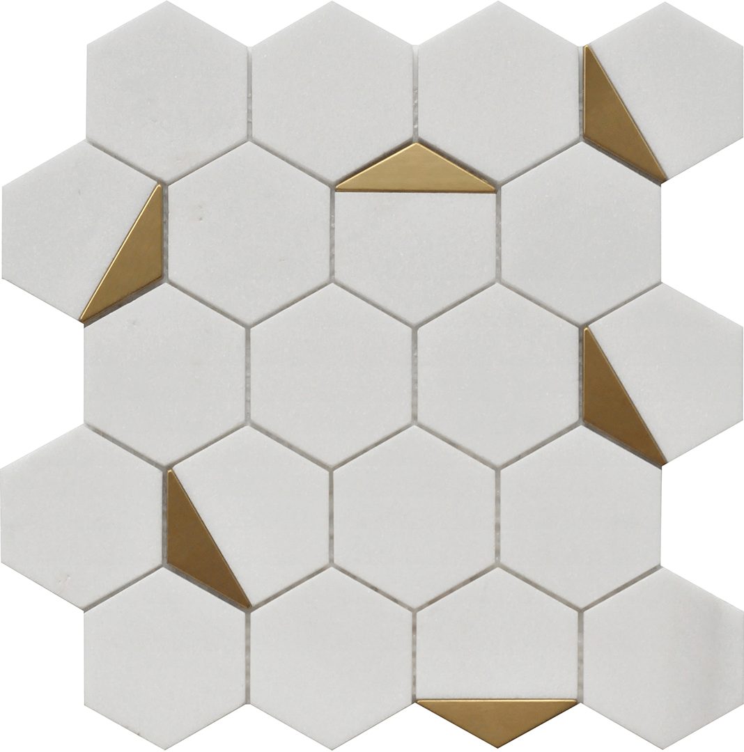 USTOCWM09 Thassos Hexagon