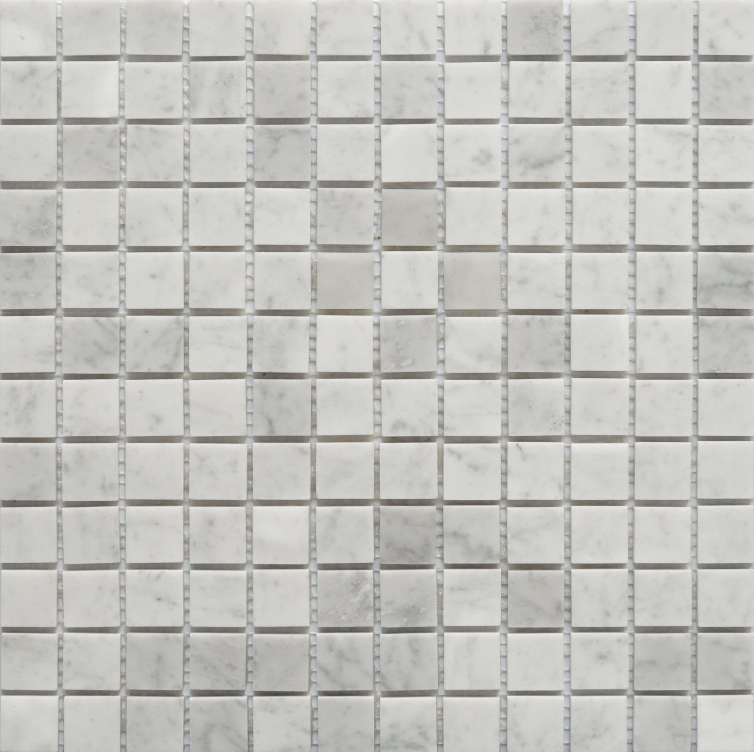 USTMSQ022 Carrara Marble Mosaic 1×1 Square